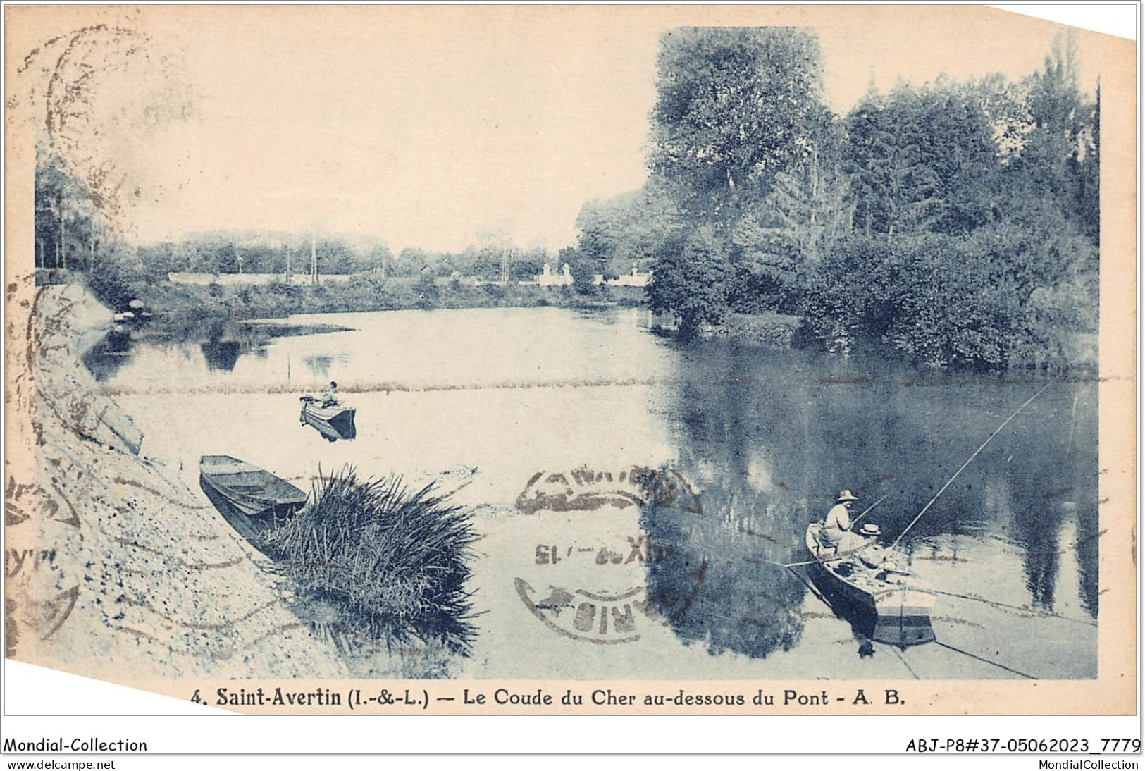 ABJP8-37-0703 - SAINTE-AVERTIN - Le Coude Du Cher Au Dessous Du Pont - Saint-Avertin