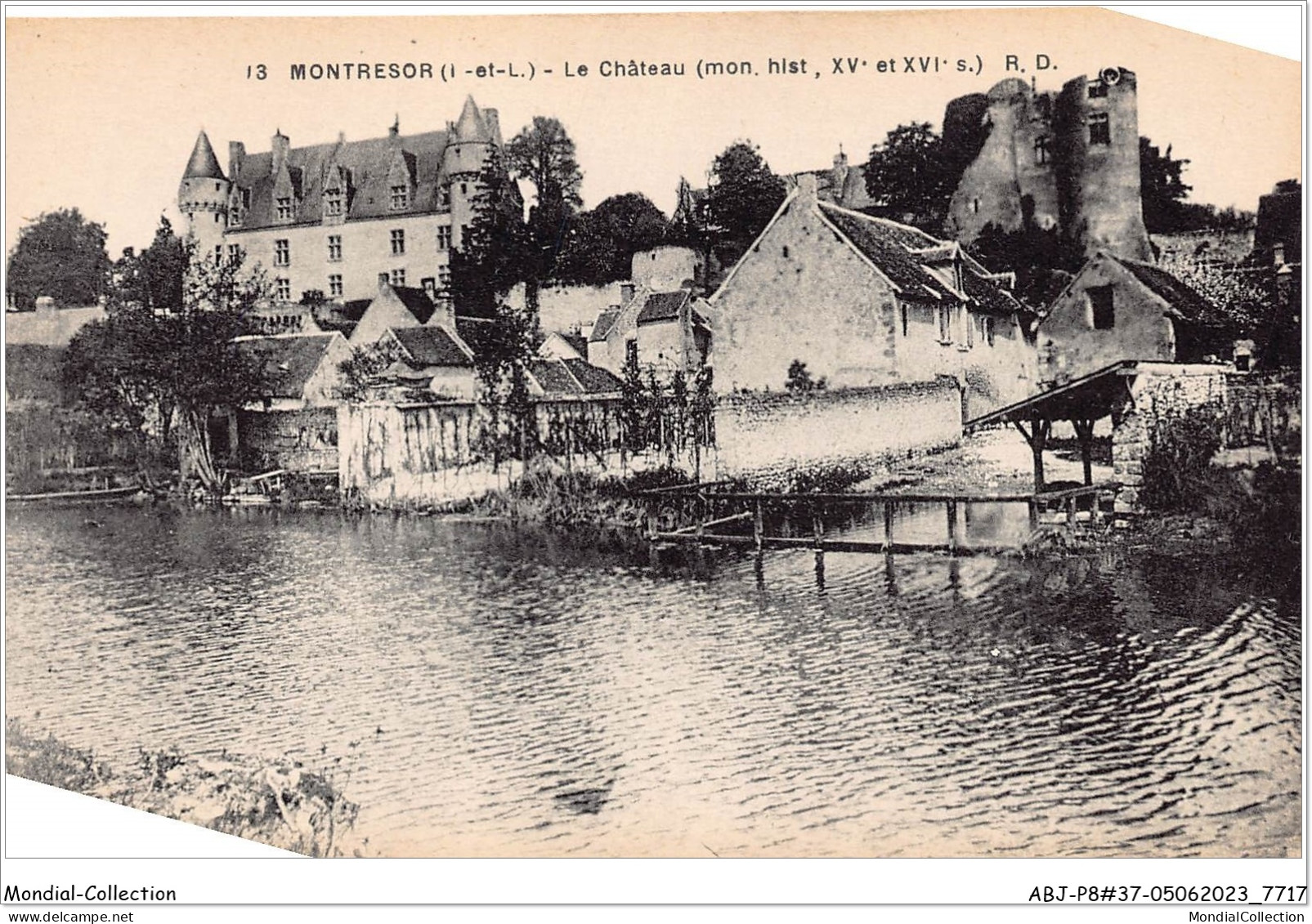 ABJP8-37-0672 - MONTRESOR - Le Chateau  - Montrésor