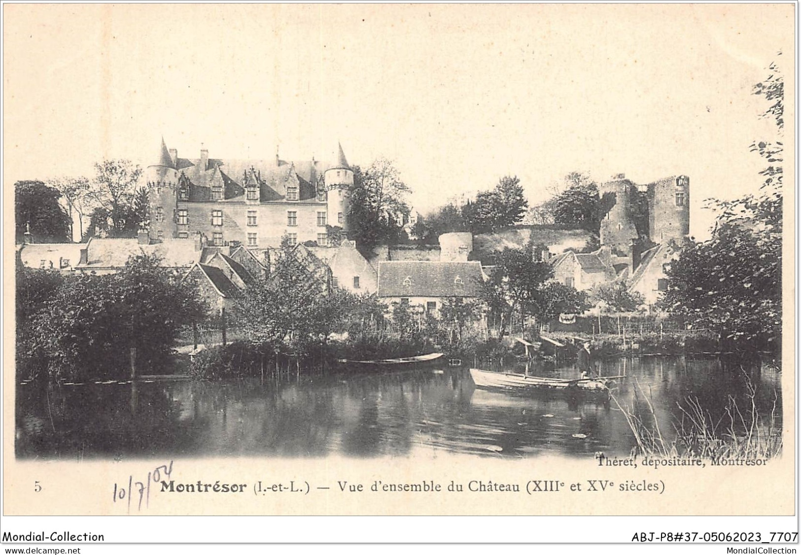 ABJP8-37-0667 - MONTRESOR - Vue D'ensemble Du Chateau - Montrésor