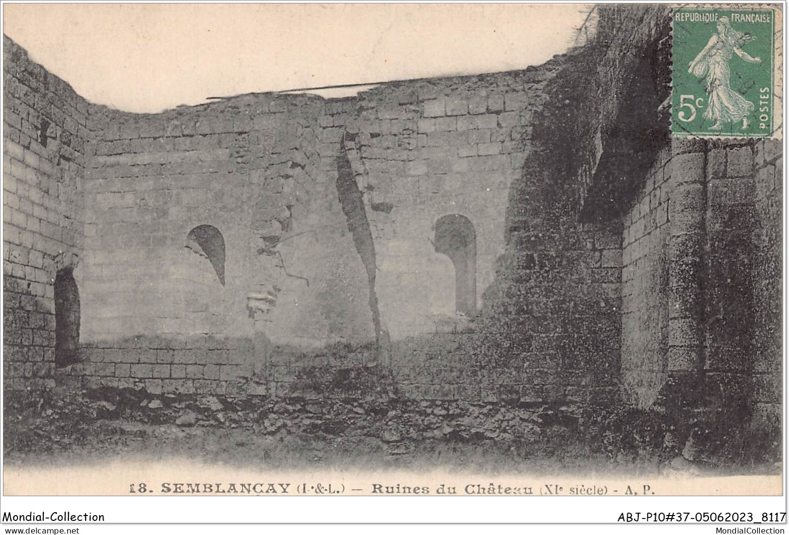 ABJP10-37-0872  - SEMBLANCAY - Ruines Du Chateau - Semblançay