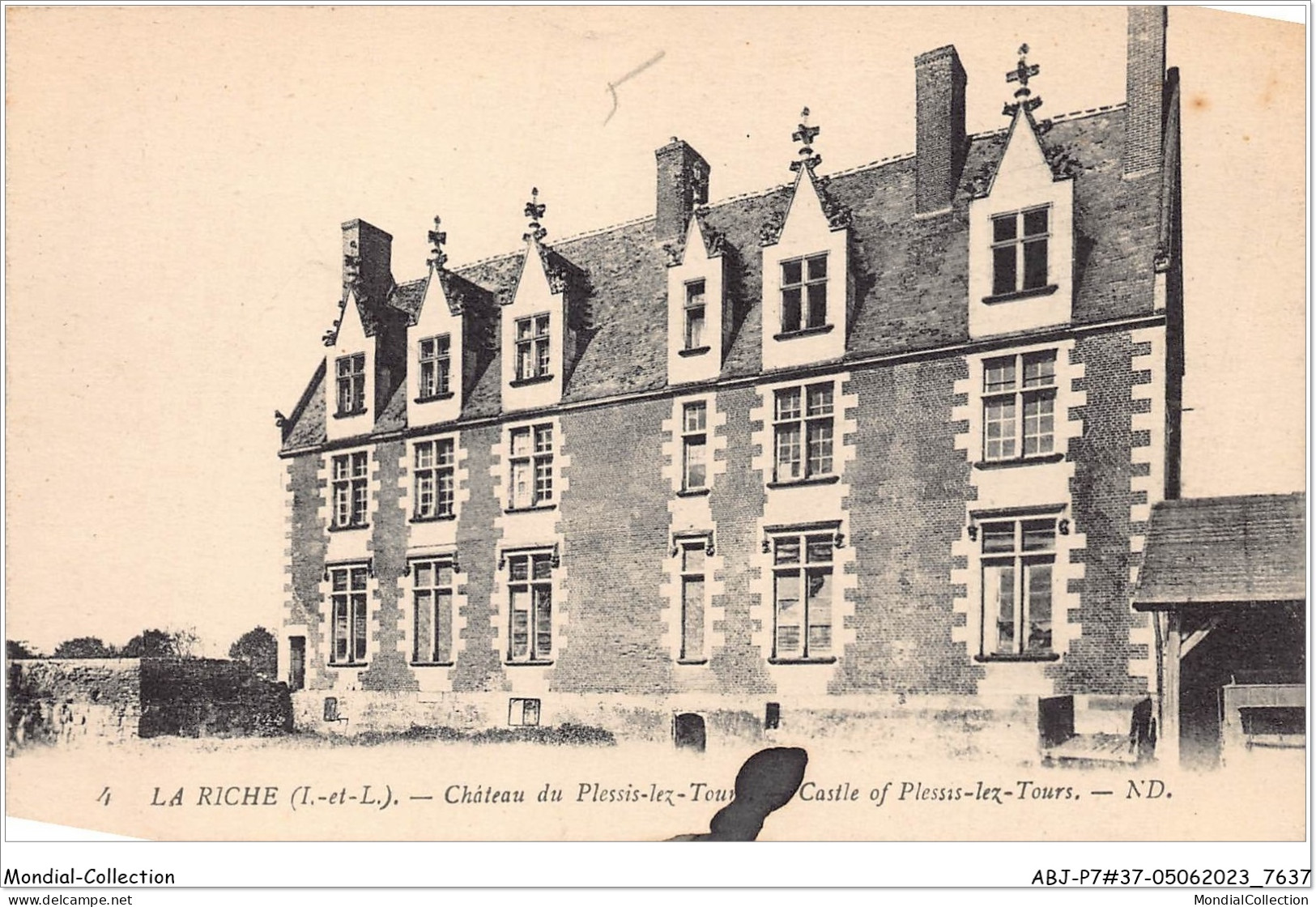 ABJP7-37-0632 - La Riche - Chateau Du PLESSIS-LES-TOURS - La Riche