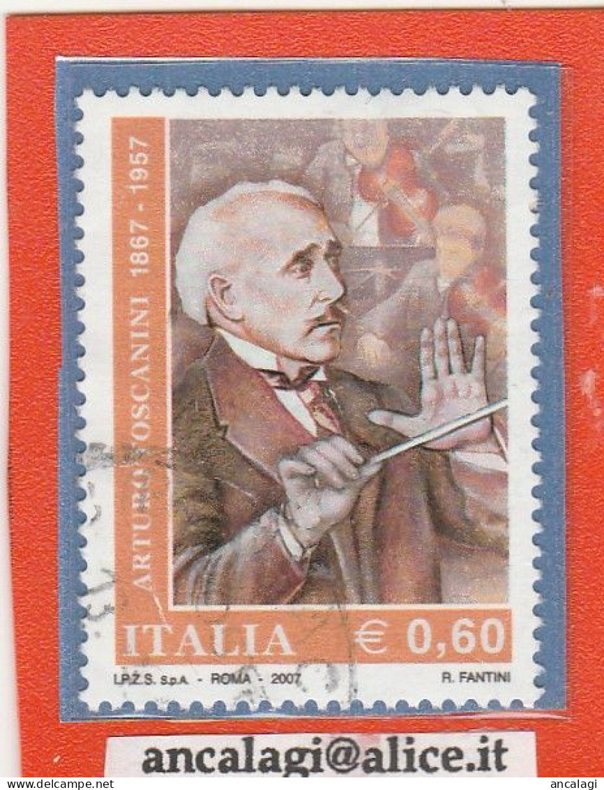 USATI ITALIA 2007 - Ref.1037 "ARTURO TOSCANINI" 1 Val. - - 2001-10: Oblitérés