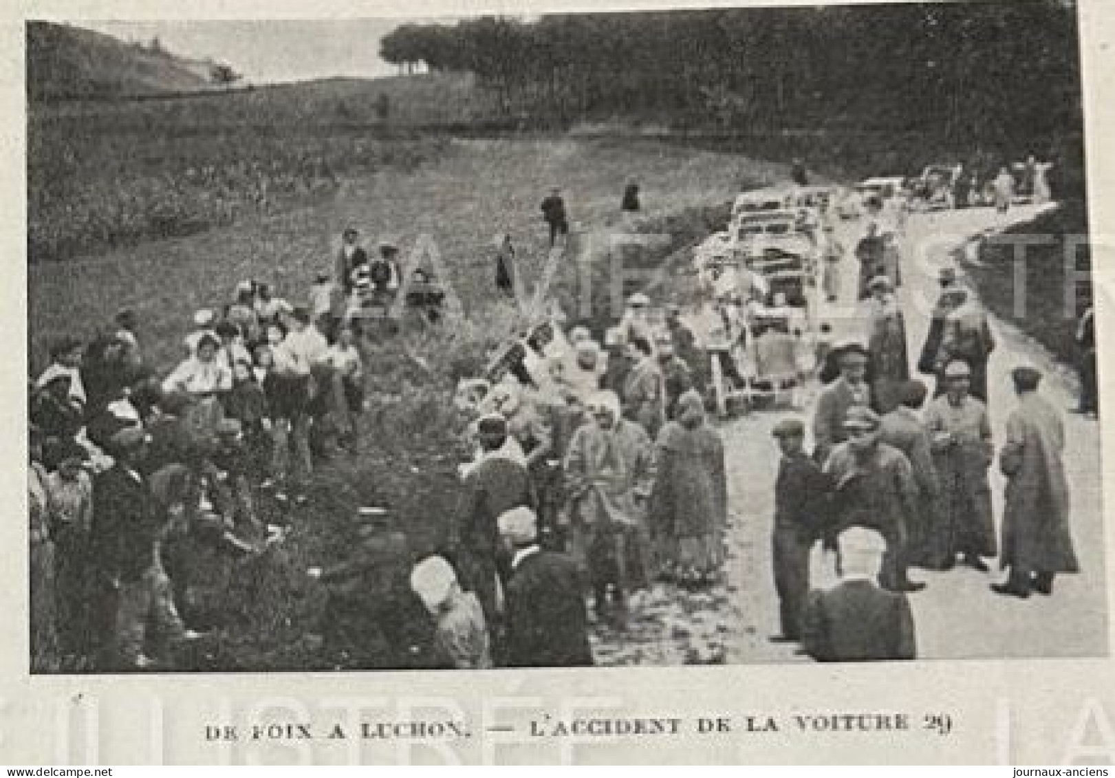 1905 COURSE AUTOMOBILE - LA COUPE DES PYRÉNÉES - PERPIGNAN - FOIX - LUCHON - CAUTERETS - BIARRITZ - TOULOUSE - 1900 - 1949