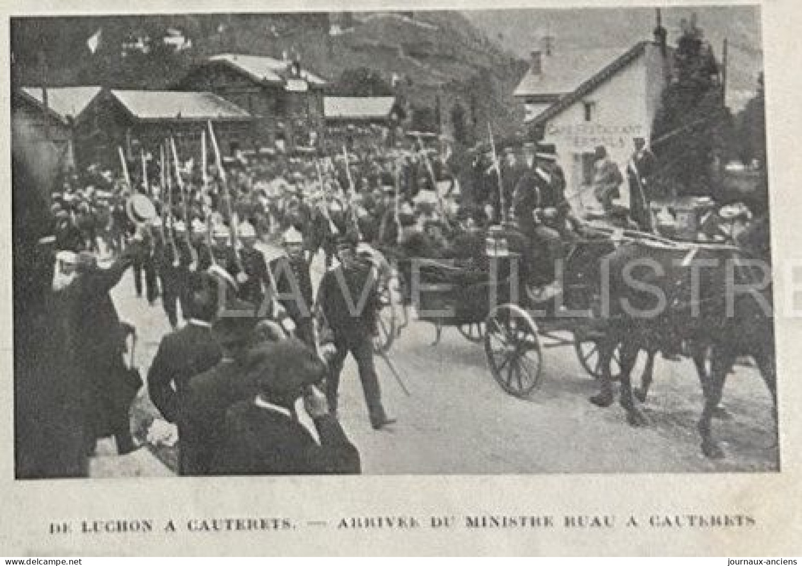 1905 COURSE AUTOMOBILE - LA COUPE DES PYRÉNÉES - PERPIGNAN - FOIX - LUCHON - CAUTERETS - BIARRITZ - TOULOUSE