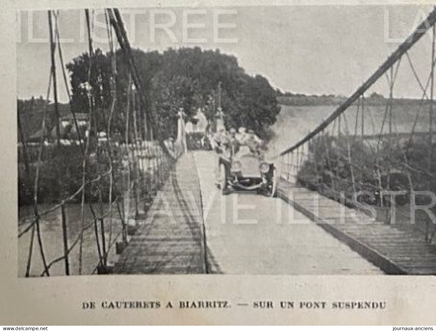 1905 COURSE AUTOMOBILE - LA COUPE DES PYRÉNÉES - PERPIGNAN - FOIX - LUCHON - CAUTERETS - BIARRITZ - TOULOUSE