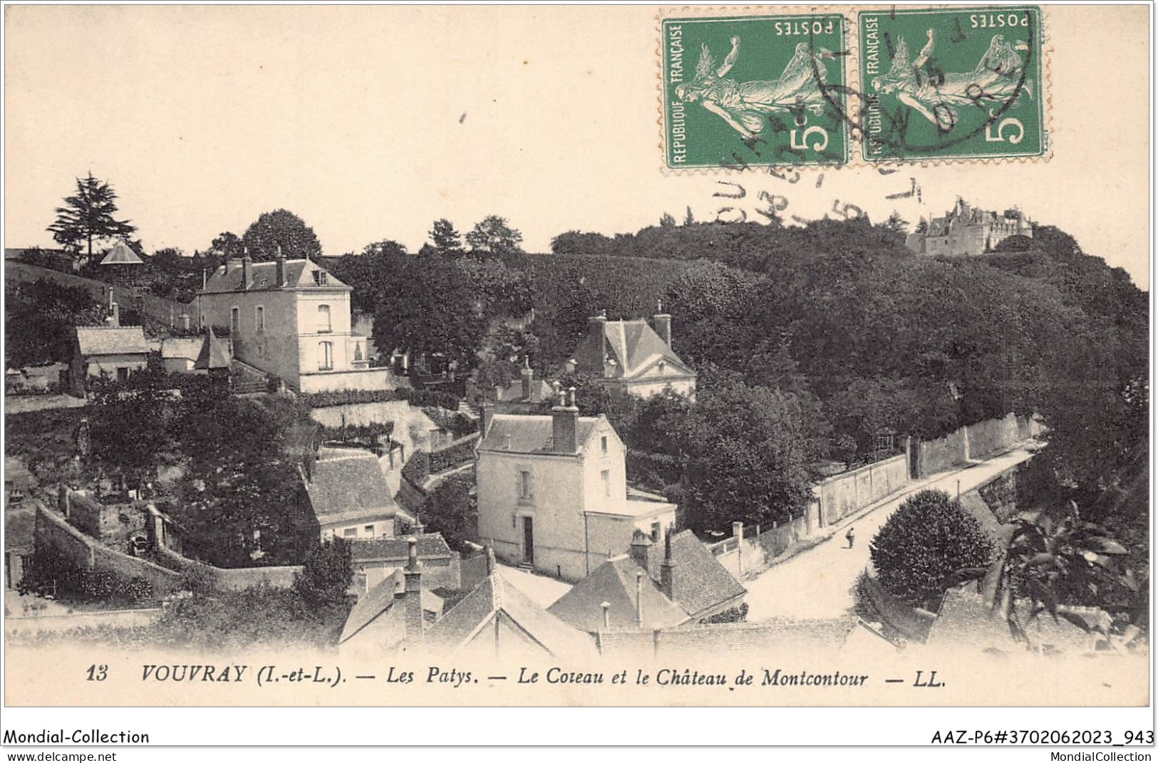 AAZP6-37-0472 - VOUVRAY - Le Coteau Et Le Chateau De Montcontour - Vouvray