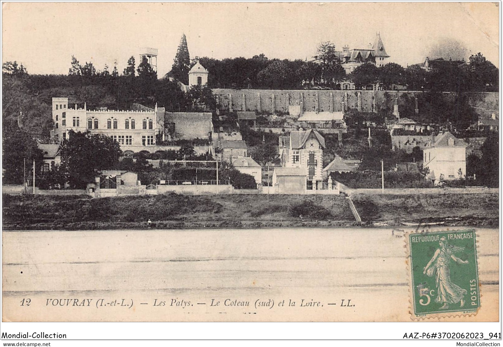 AAZP6-37-0471 - VOUVRAY - Les Patys -Le Coteau Et La Loire  - Vouvray