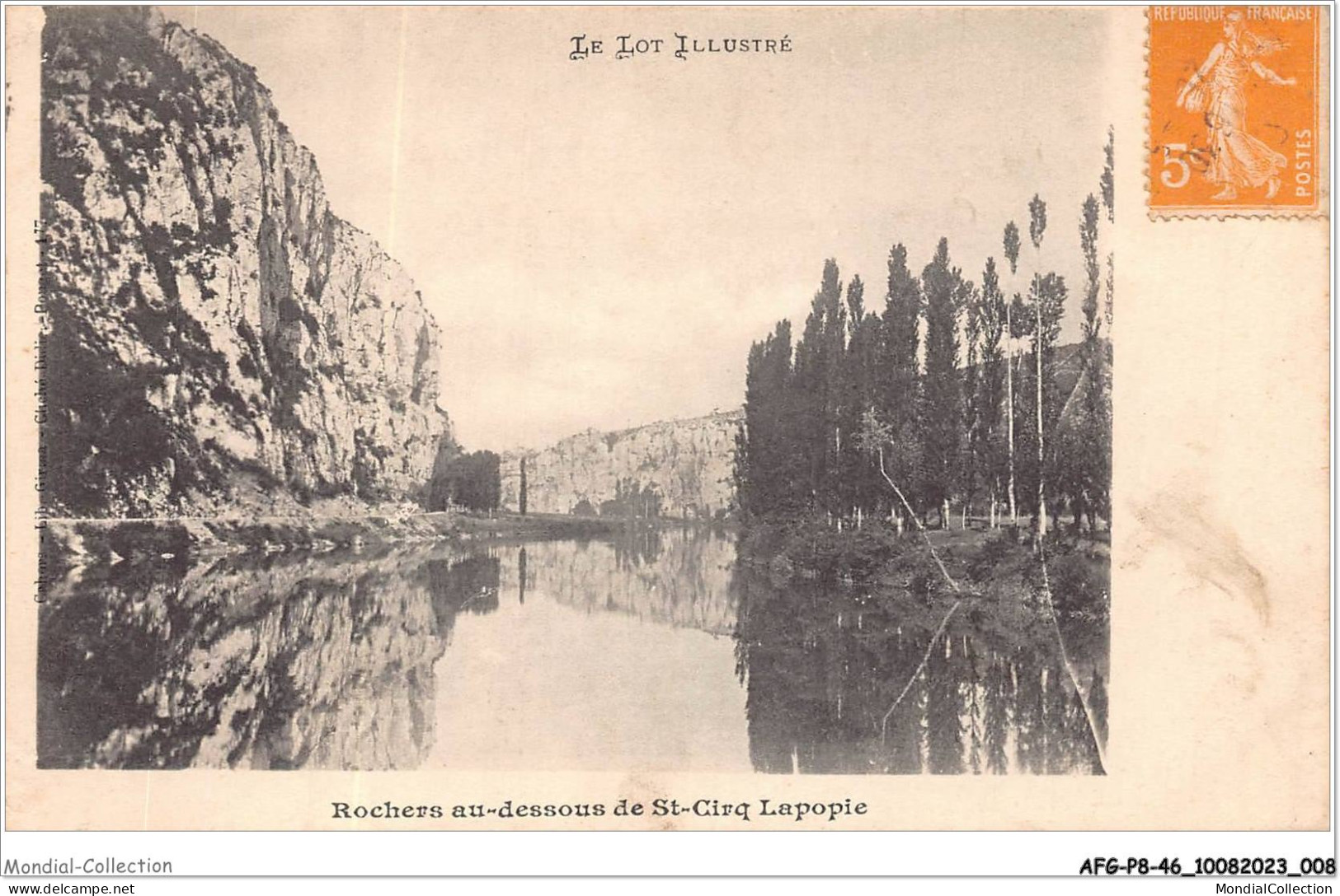 AFGP8-46-0652 - Rochers Au Dessous De ST-CIRQ-LAPOPIE  - Saint-Cirq-Lapopie