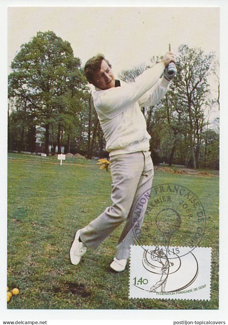 Maximum Card France 1980 Golf - Sonstige & Ohne Zuordnung