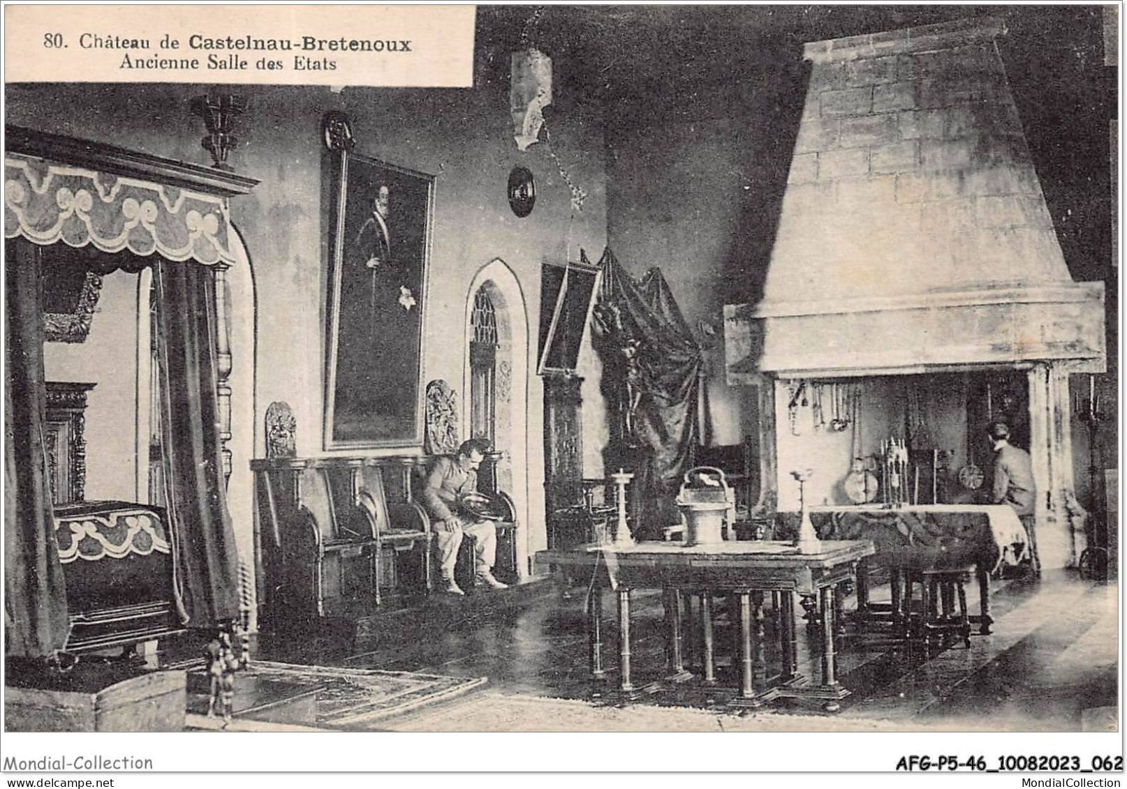 AFGP5-46-0414 - Château De CASTELNAU - BRETENOUX - Ancienne Salle Des Etats  - Bretenoux