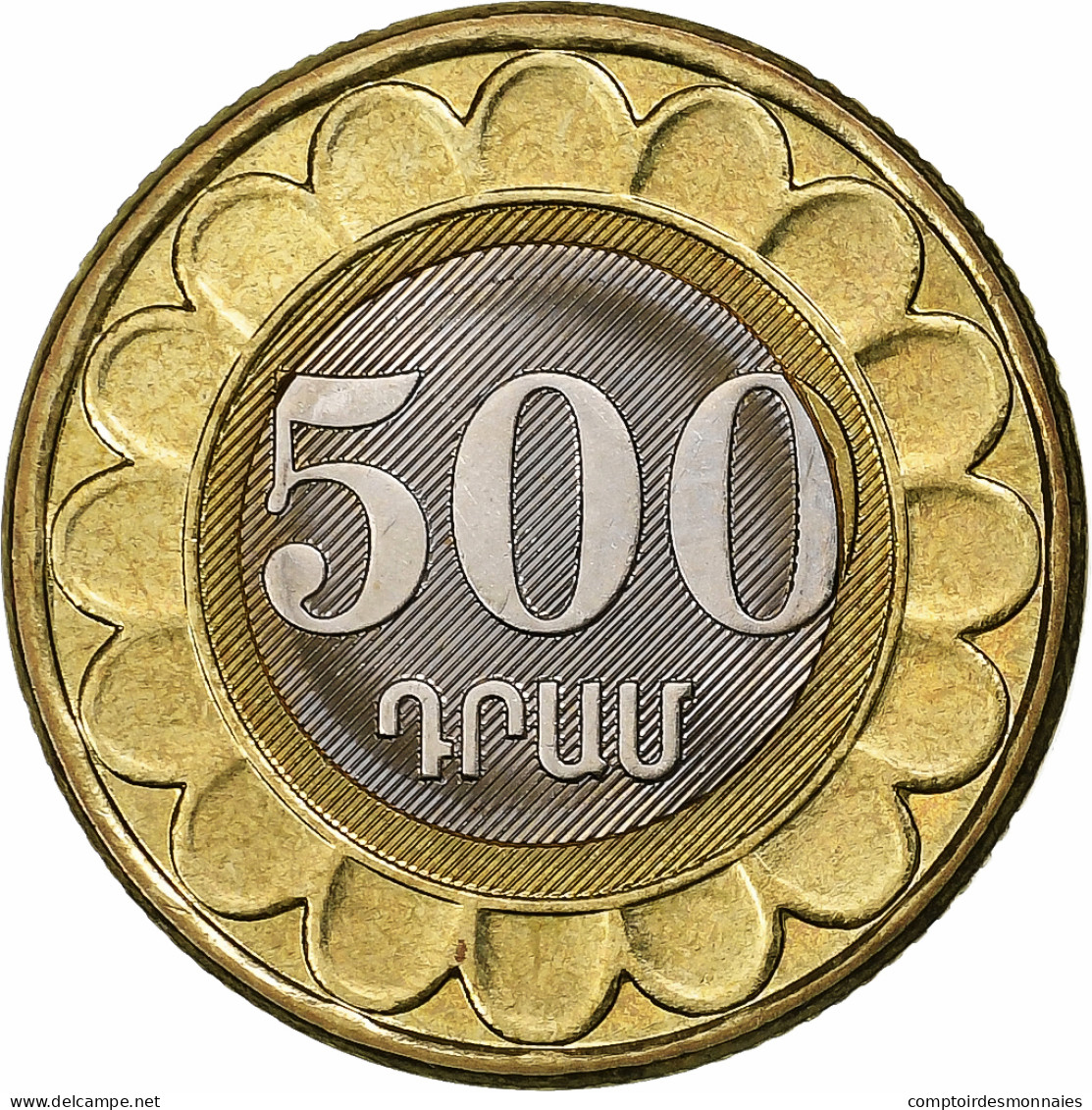 Arménie, 500 Dram, 2003, Bimétallique, SUP, KM:97 - Armenia