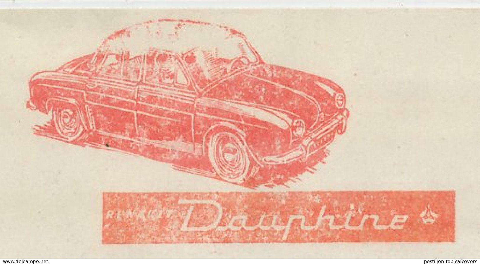 Meter Cut Denmark 1958 Car - Dauphine - Auto's