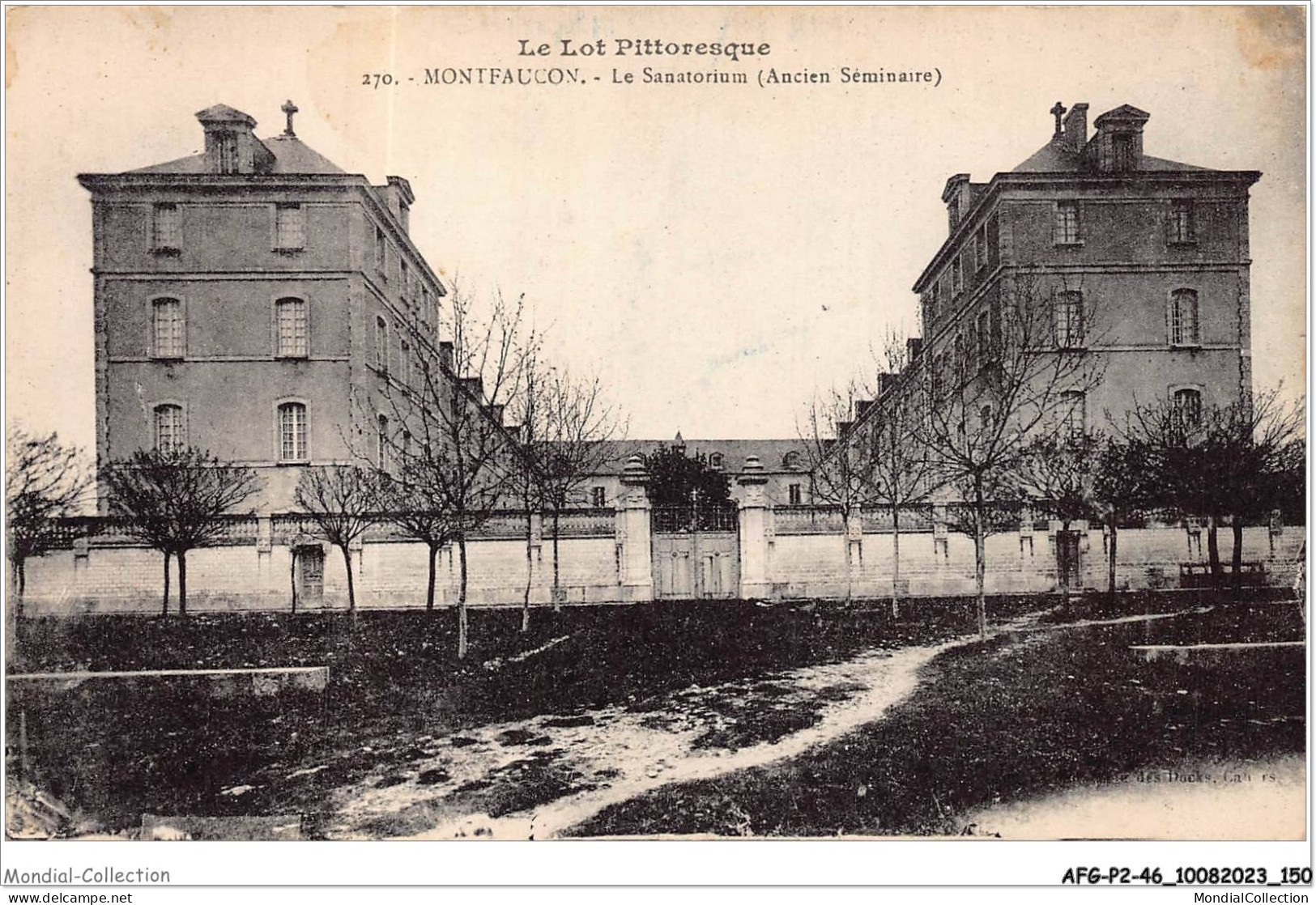 AFGP2-46-0161 - MONTFAUCON - Le Sanatorium - Ancien Séminaire  - Gourdon