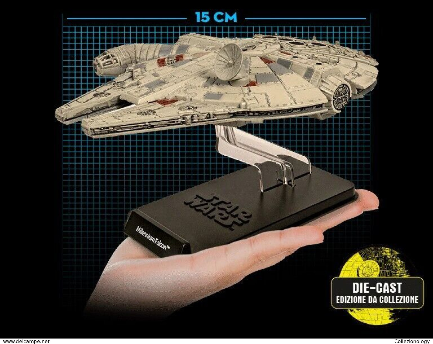 STAR WARS MILLENNIUM FALCON DIE CAST MODEL STARSHIPS & VEHICLES COLLECTION - Eerste Uitgaves (1977-1985)
