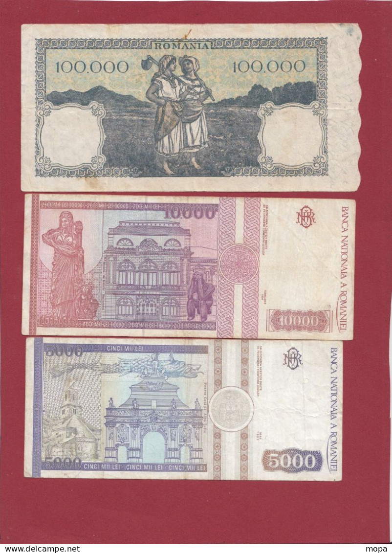 Roumanie 11 Billets--2 En UNC Et 9  Dans L 'état - Rumania