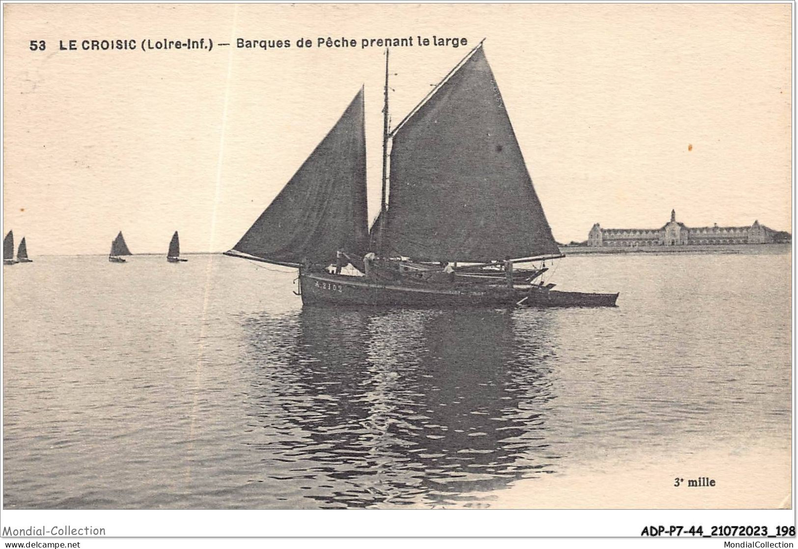 ADPP7-44-0662 - LE CROISIC - Barques De Pêche Prenant Le Large - Le Gavre