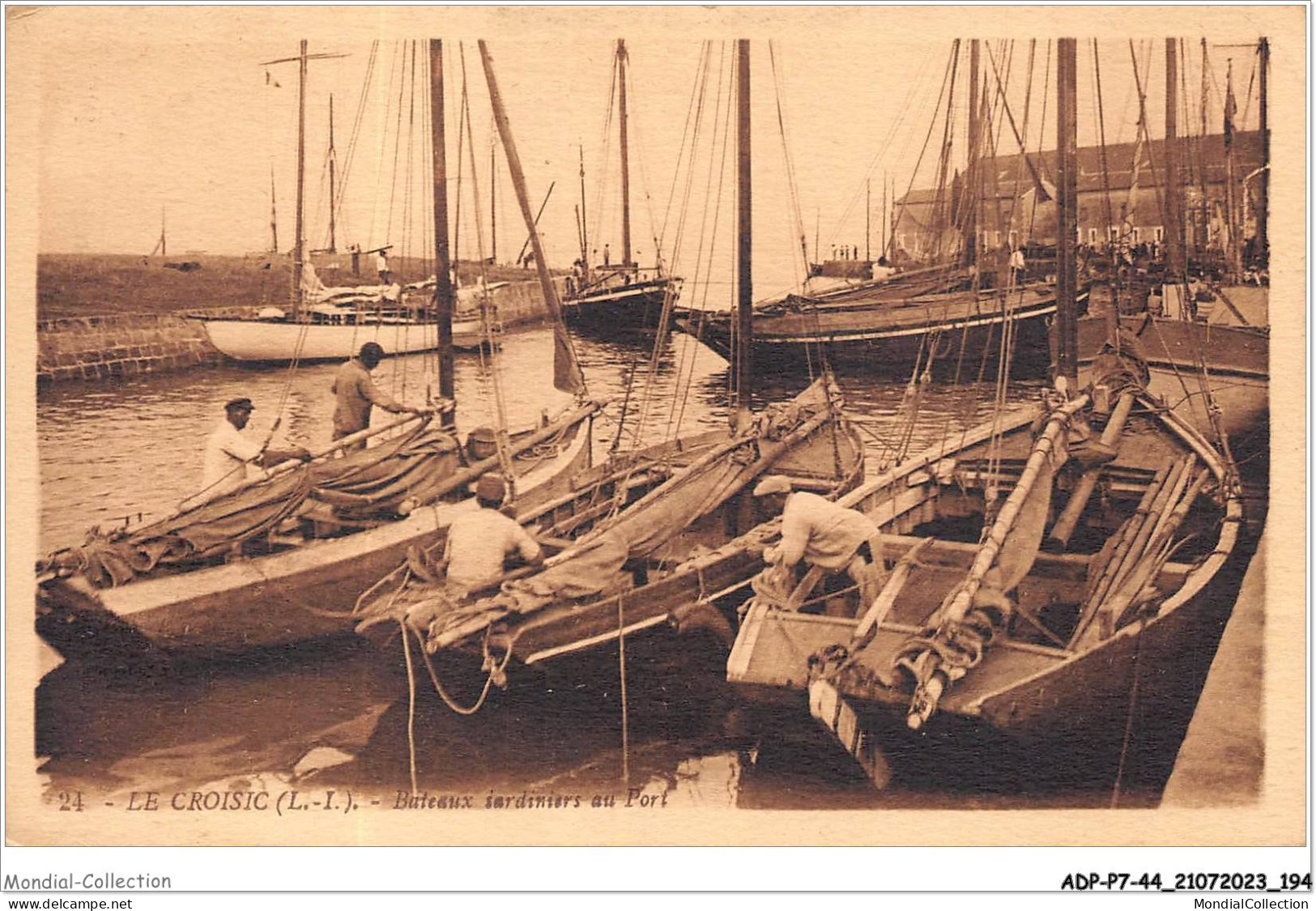 ADPP7-44-0660 - LE CROISIC - Bateaux Sardinniers Au Port  - Le Gavre
