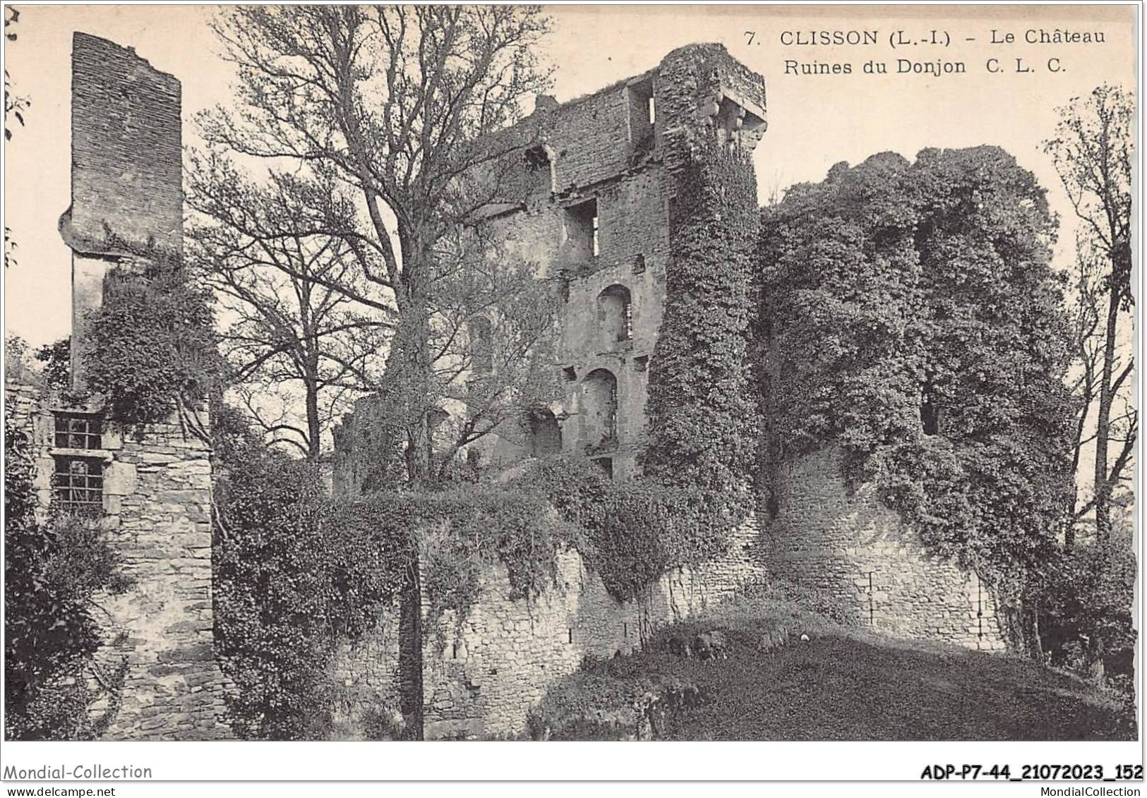 ADPP7-44-0639 - CLISSON - Le Château - Ruines Du Donjon - Clisson
