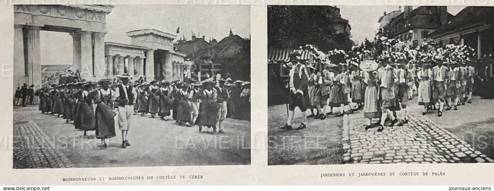 1905 SUISSE - VEVEY - LES FETES DES VIGNERONS - LA VIE ILLUSTRÉE