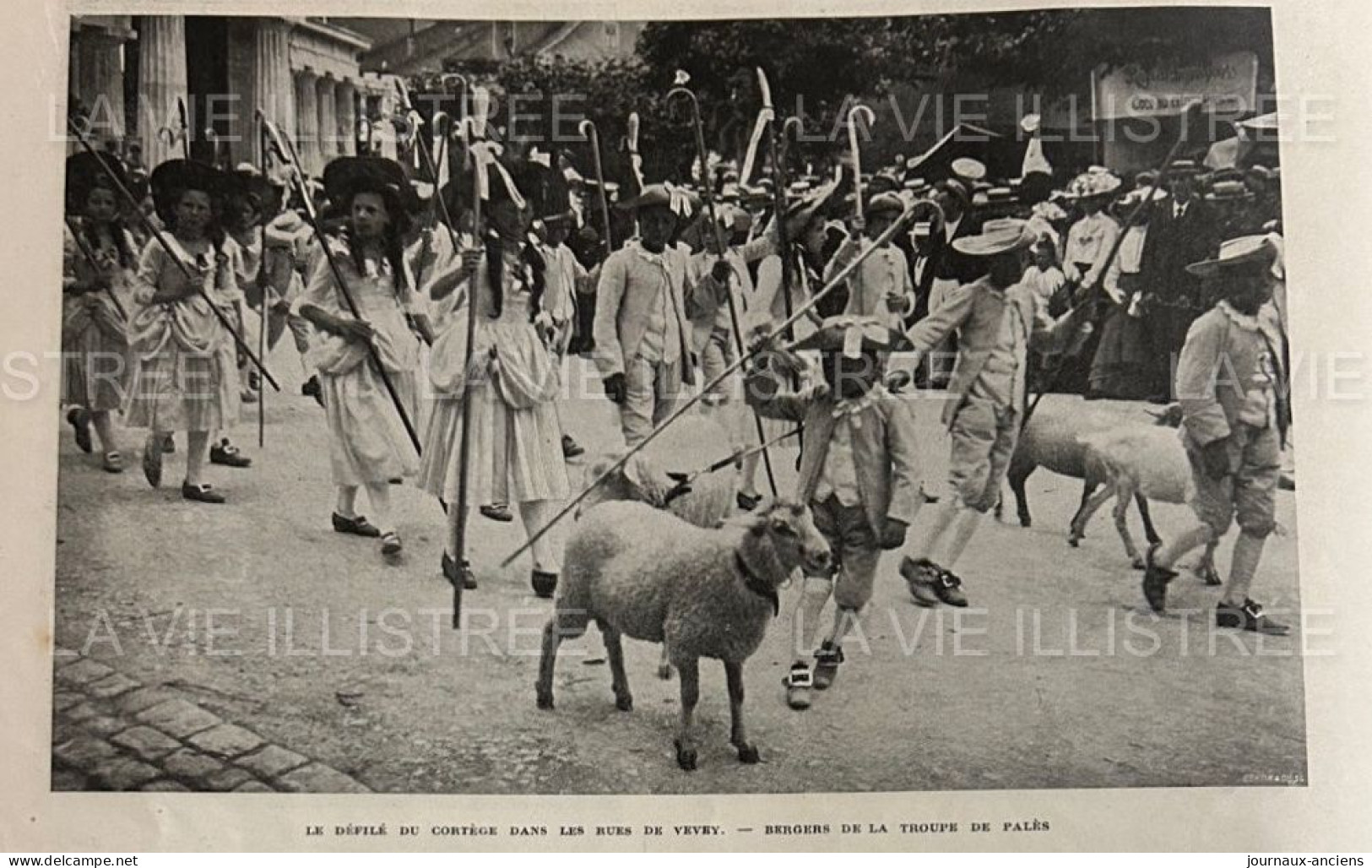 1905 SUISSE - VEVEY - LES FETES DES VIGNERONS - LA VIE ILLUSTRÉE