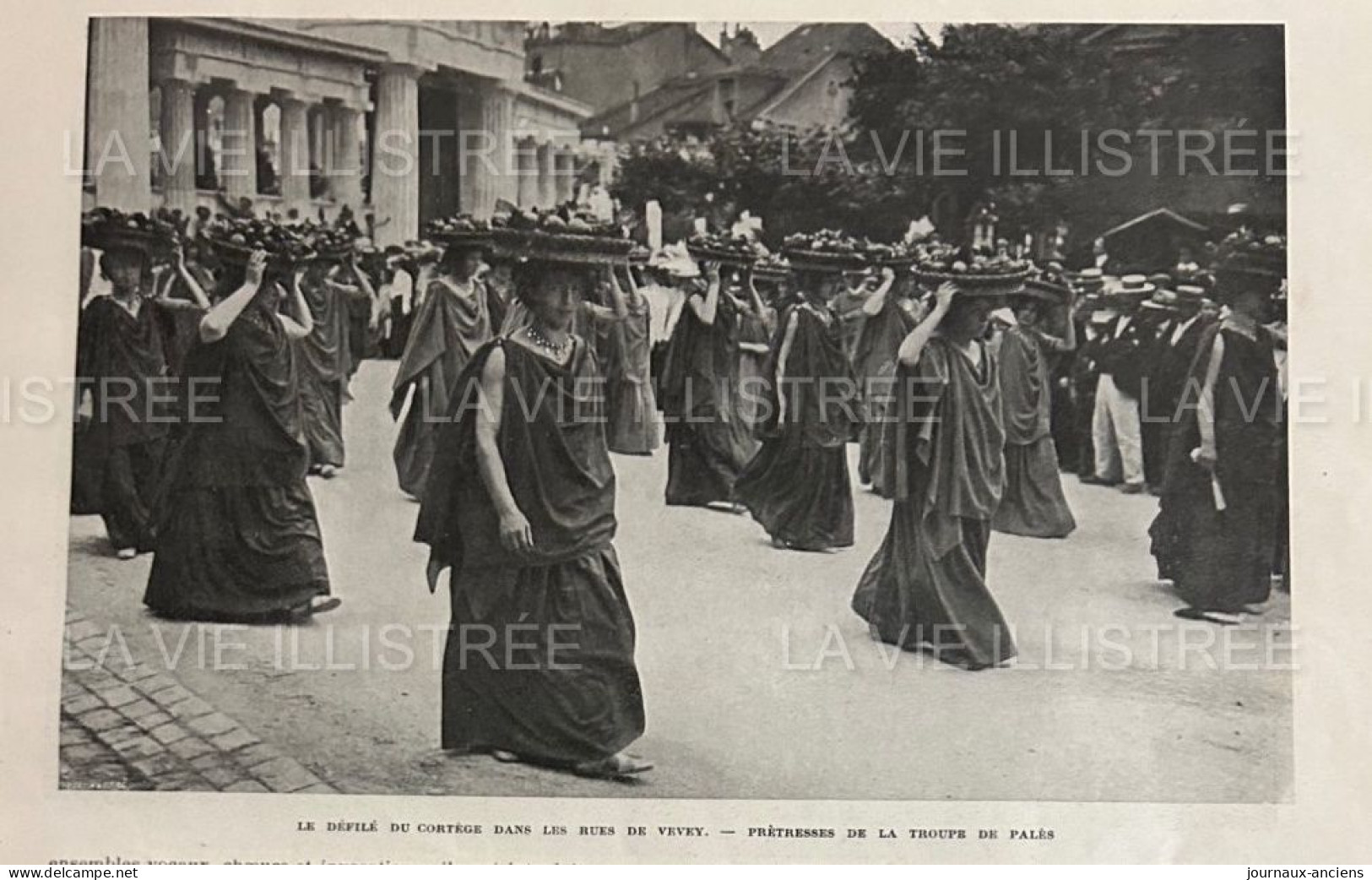 1905 SUISSE - VEVEY - LES FETES DES VIGNERONS - LA VIE ILLUSTRÉE