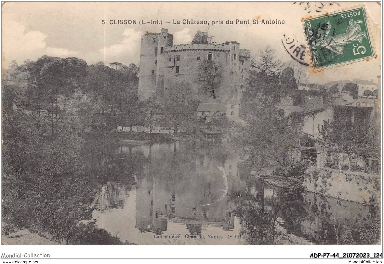 ADPP7-44-0625 - CLISSON - Le Château Pris Du Pont St-antoine - Clisson