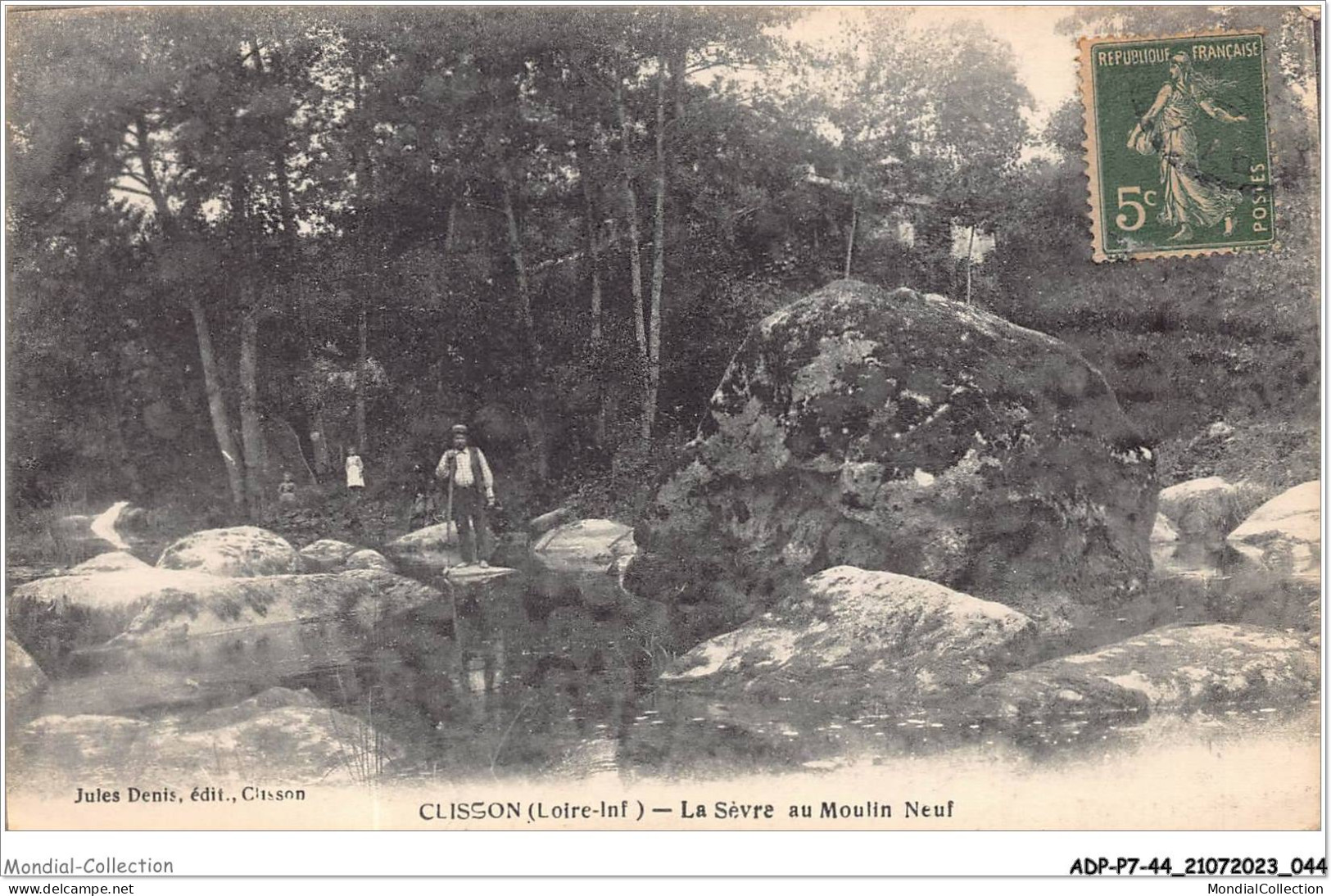 ADPP7-44-0585 - CLISSON - La Sèvre Au Moulin Neuf - Clisson