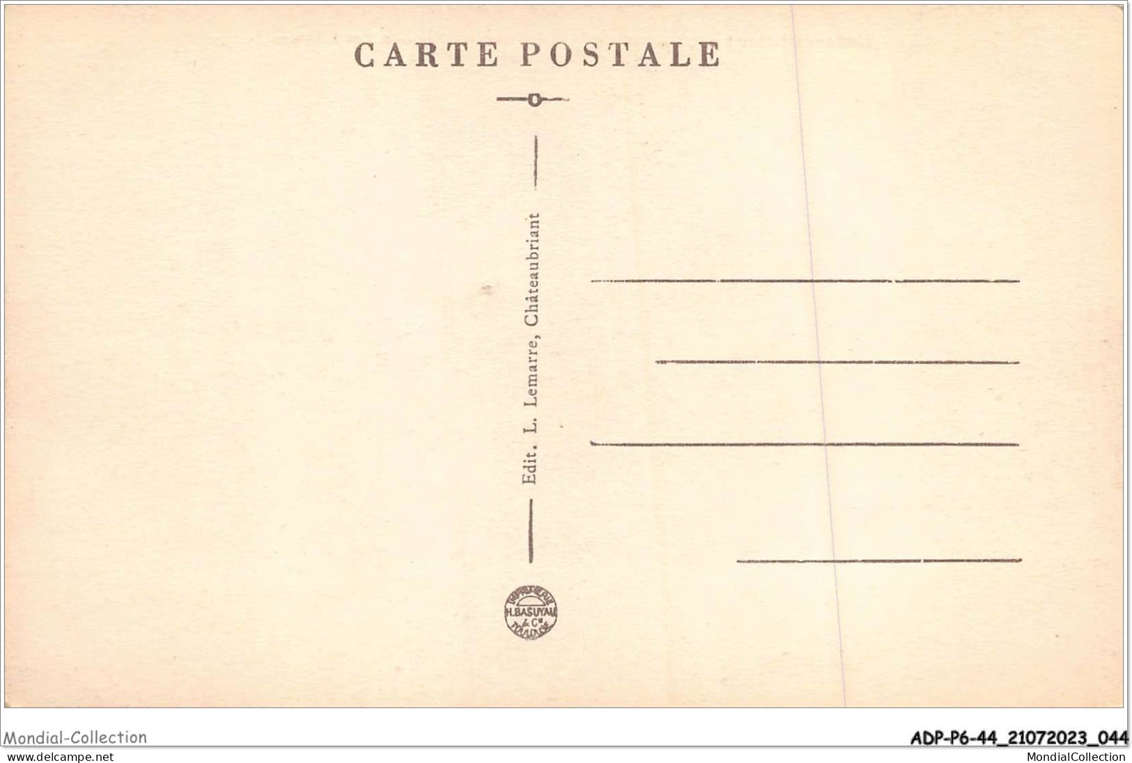 ADPP6-44-0492 - CHATEAUBRIANT - Château De La Renaissance - Pavillon Des Champs Et Aile Méridionale - Châteaubriant