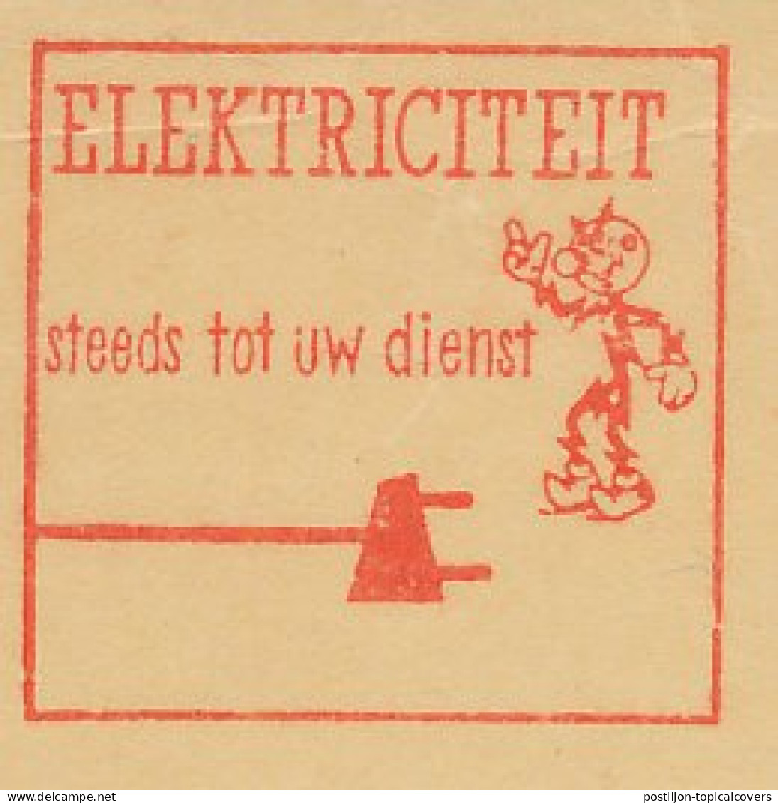 Meter Cut Belgium 1963 Reddy Kilowatt - Elettricità