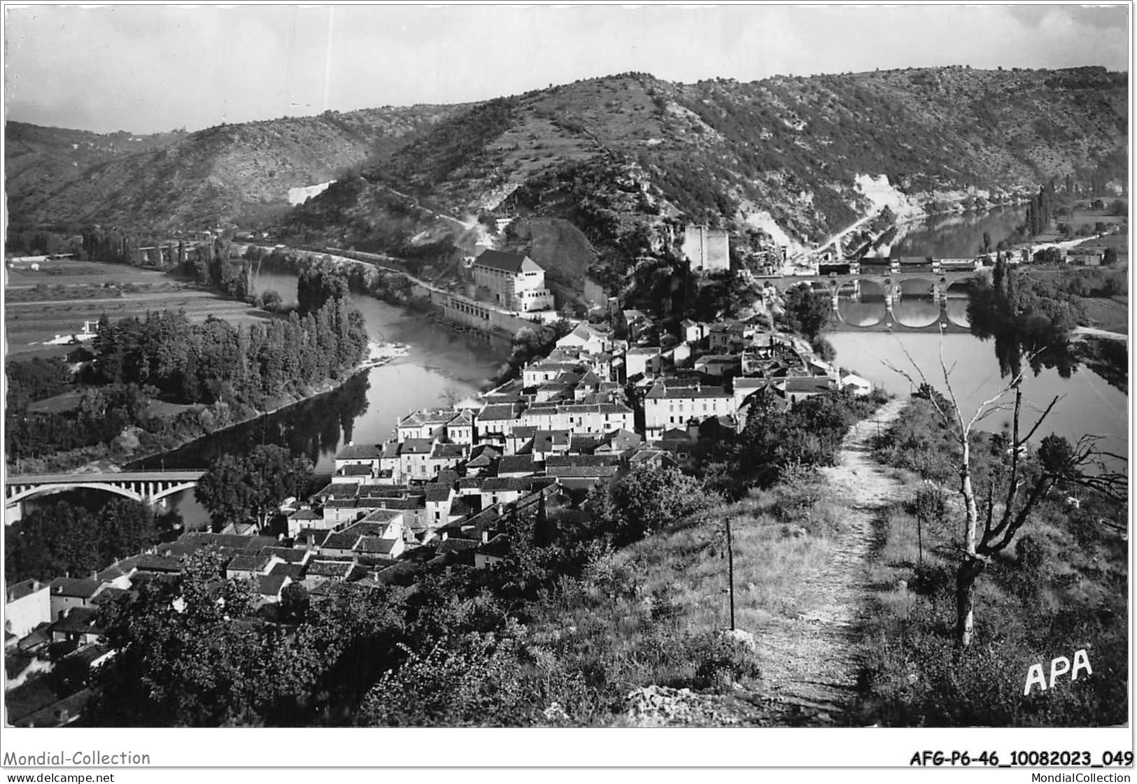 AFGP6-46-0486 - LUZECH - Vue Générale Et Le Barrage  - Luzech