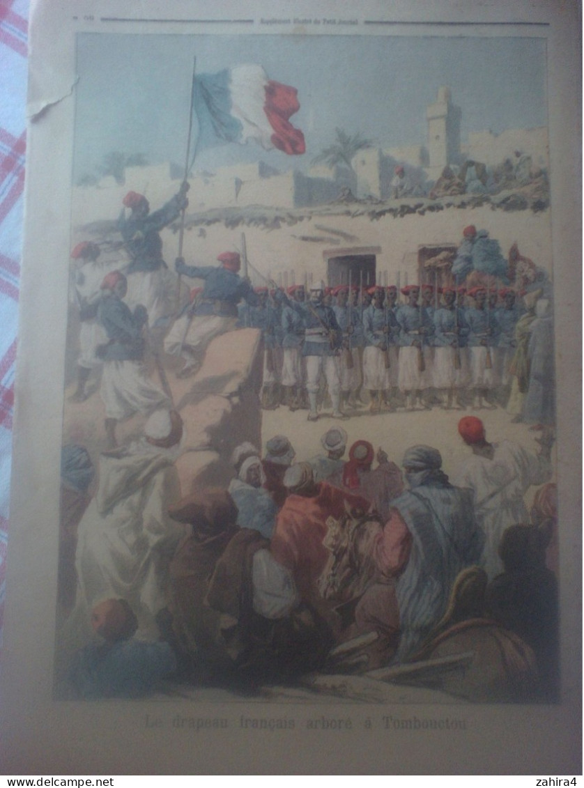 L Petit Journal 169 Thivier Expusé Chambre Des Députés Drapeau Français Arboré à Tombouctou Partition Papillon Amourerux - Riviste - Ante 1900