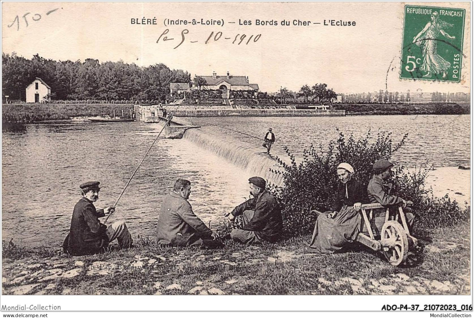 ADOP4-37-0310 - BLERE - Les Bords Du Cher - L'ecluse - Bléré