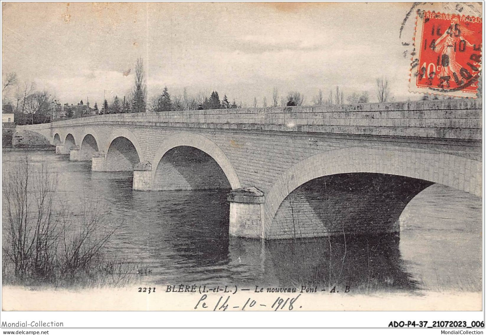 ADOP4-37-0305 - BLERE - Le Nouveau Pont - Bléré