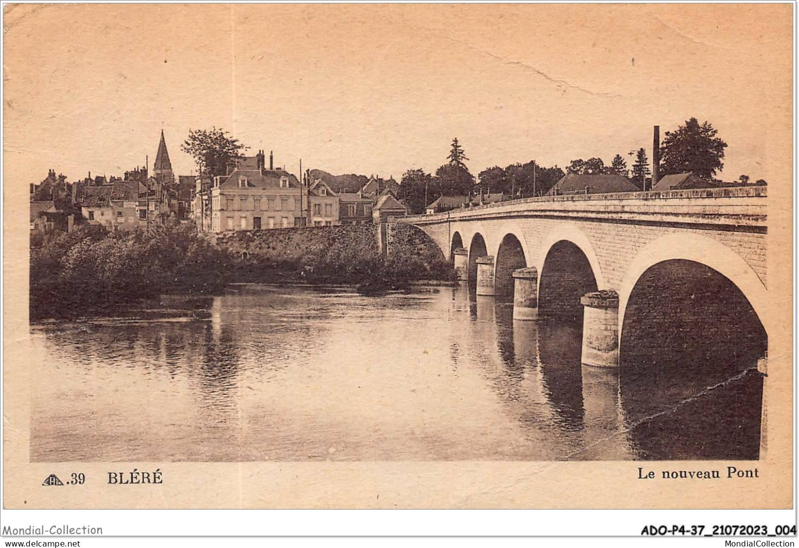 ADOP4-37-0304 - BLERE - Le Nouveau Pont - Bléré