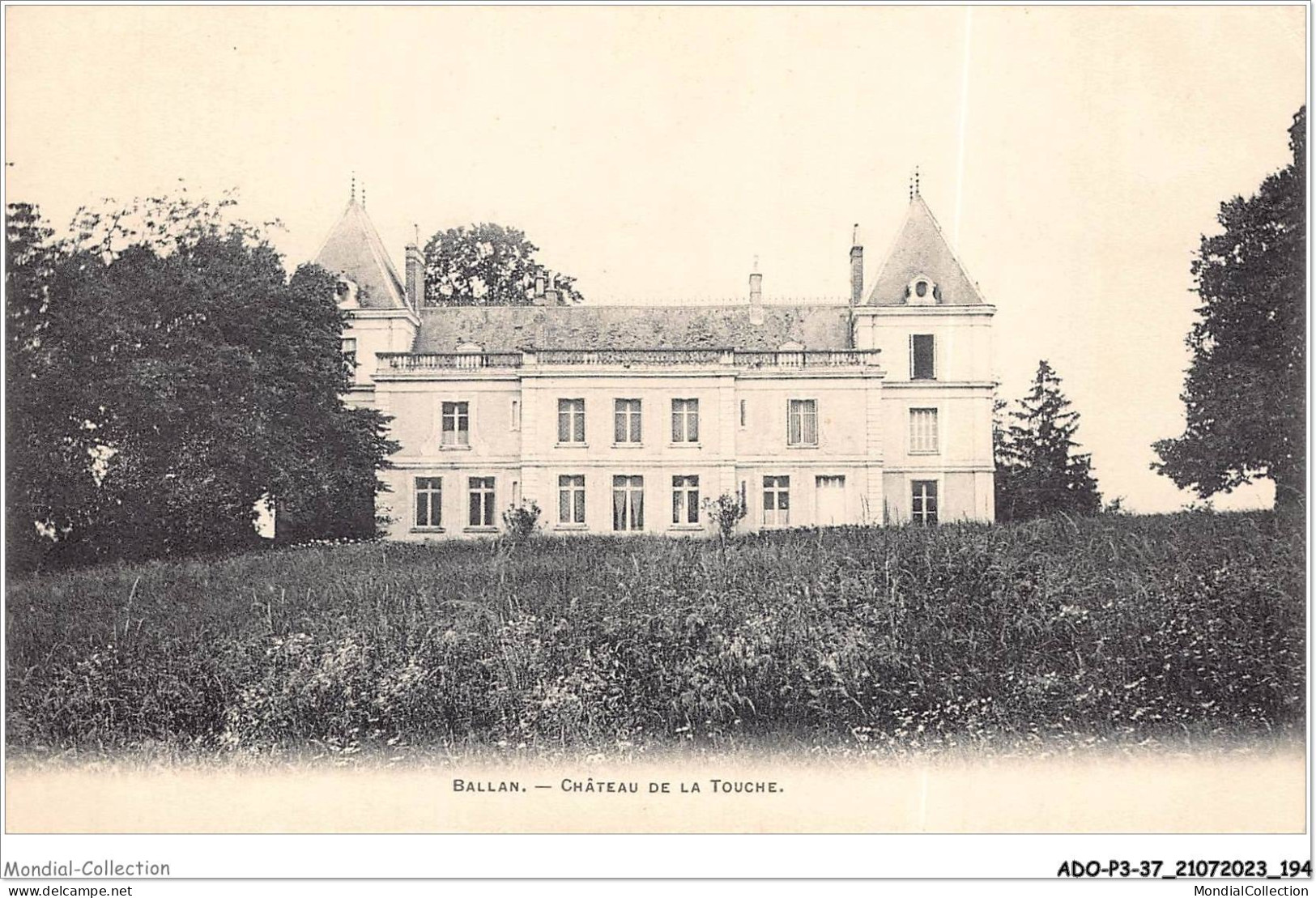 ADOP3-37-0294 - BALLAN-MIRE - Le Château De La Touche  - Ballan-Miré
