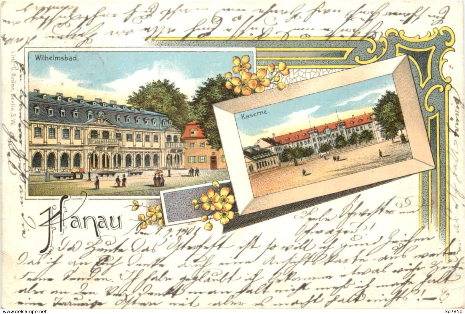 Hanau Am Main - Litho - Hanau