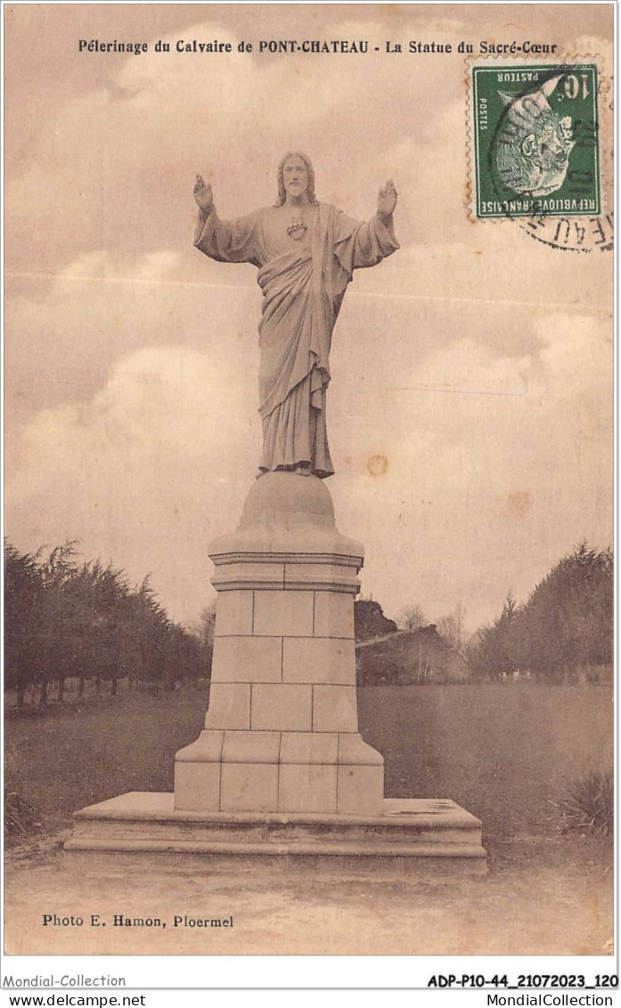 ADPP10-44-0940 - PONTCHATEAU - La Statue Du Sacré-coeur  - Pontchâteau