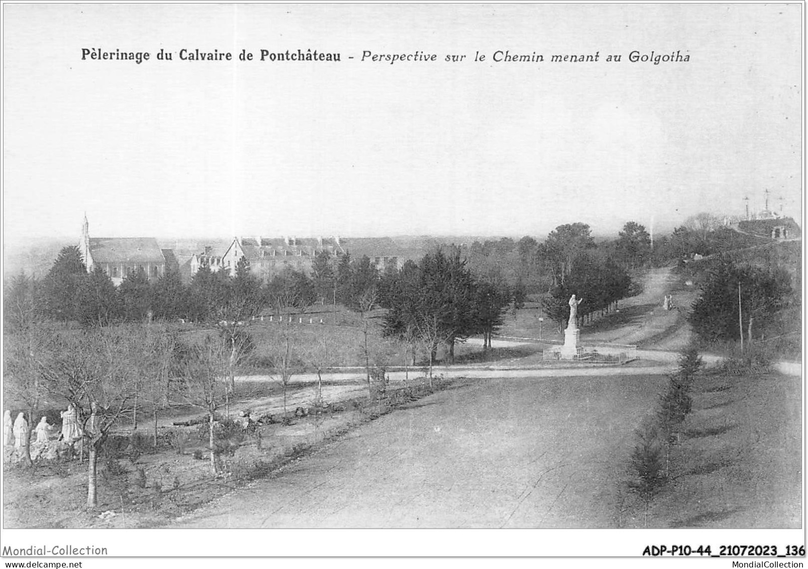 ADPP10-44-0948 - PONTCHATEAU - Perspective Sur Lle Chemin Menant Au Golgotha  - Pontchâteau