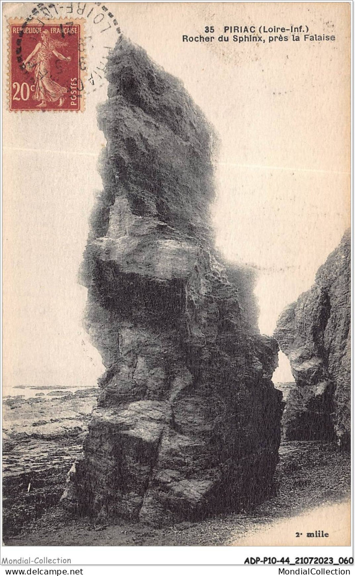 ADPP10-44-0909 - PIRIAC-SUR-MER - Rochers Du Sphinx - Près La Falaise - Piriac Sur Mer