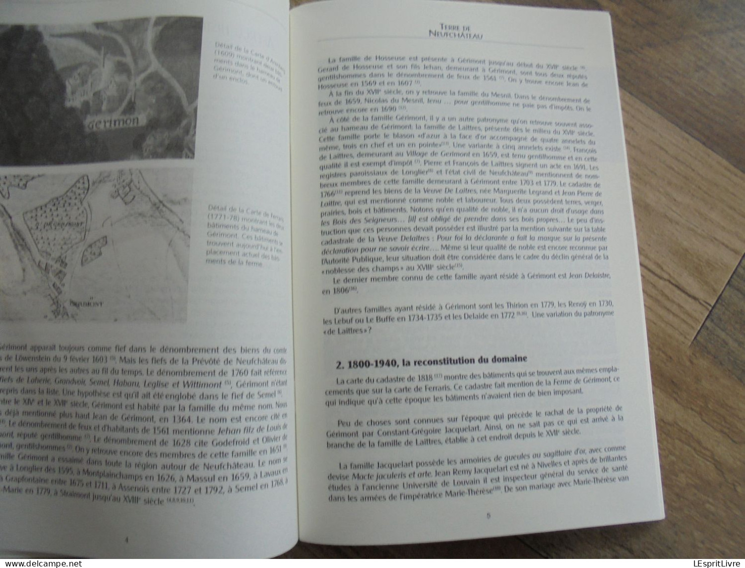 TERRE DE NEUFCHÂTEAU N° 1 Année 2008 Régionalisme Manoir Gérimont Emigration Argnetine Guerre 14 18 La Hasse Hamipré - Belgique