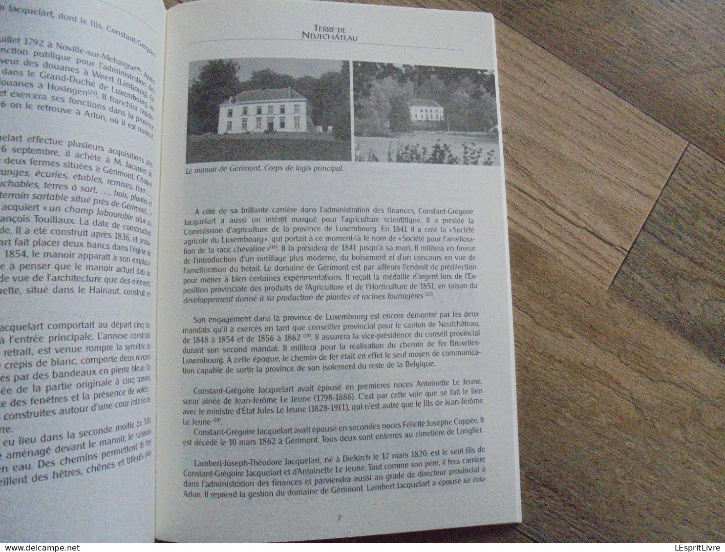 TERRE DE NEUFCHÂTEAU N° 1 Année 2008 Régionalisme Manoir Gérimont Emigration Argnetine Guerre 14 18 La Hasse Hamipré