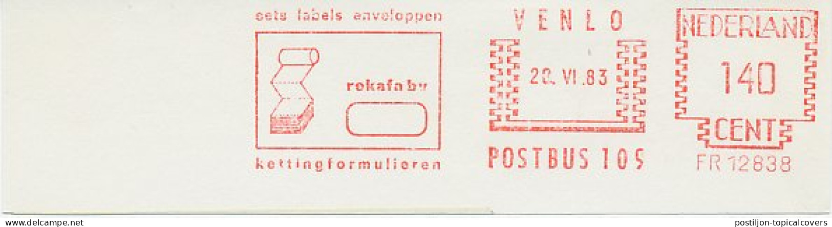 Meter Cut Netherlands 1983 Paper - Unclassified