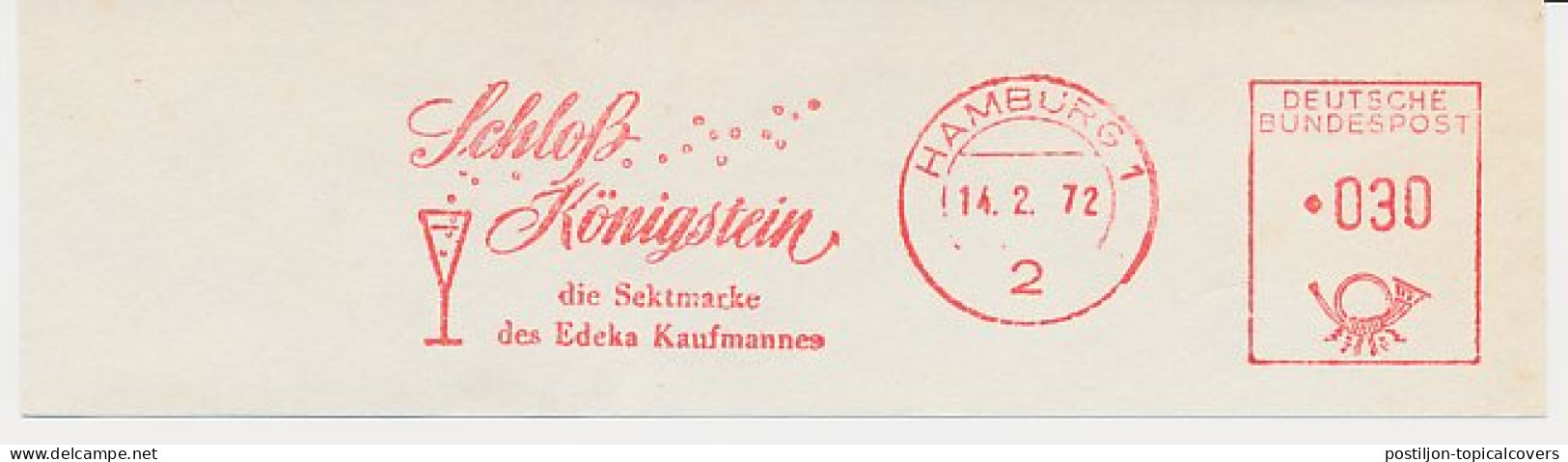 Meter Cut Germany 1972 Sekt - Champagne - Schloss Konigstein - Wein & Alkohol