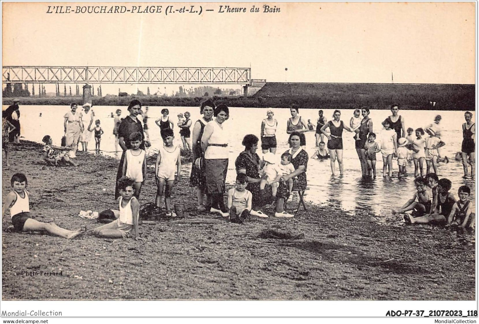 ADOP7-37-0659 - L'ILE-BOUCHARD-PLAGE - L'heure Du Bain  - L'Île-Bouchard