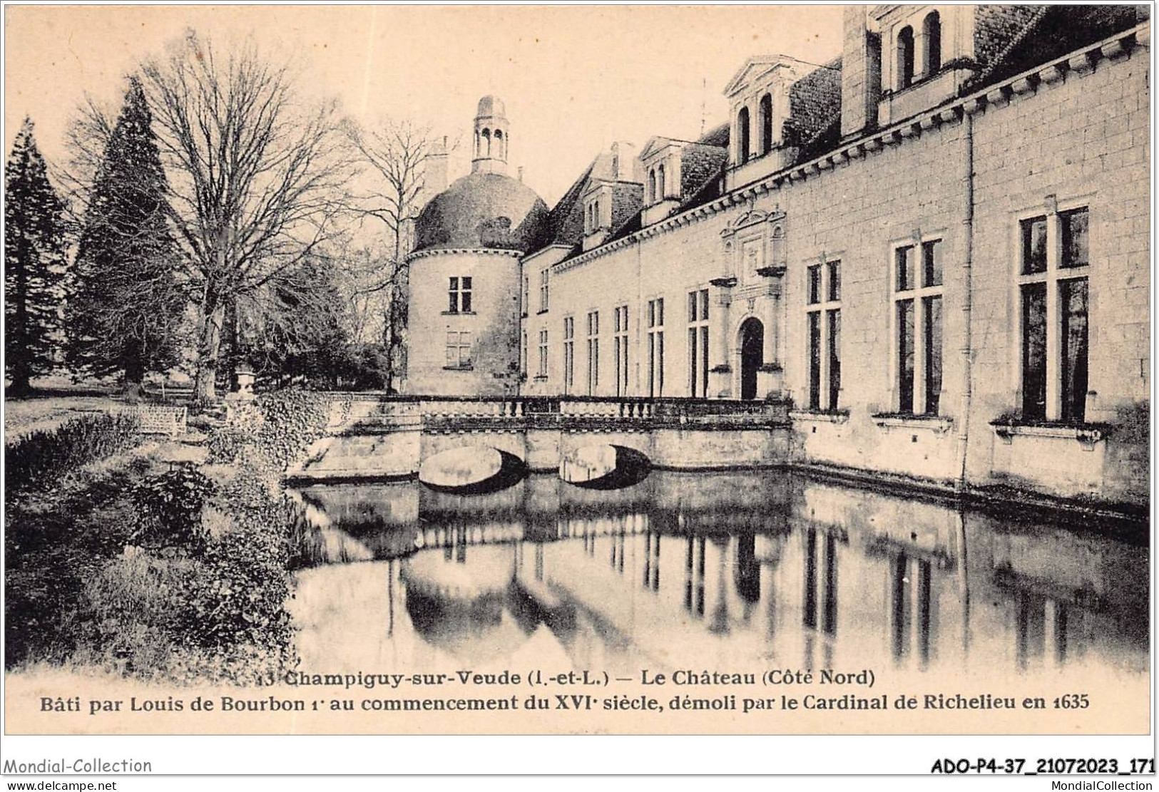 ADOP4-37-0388 - CHAMPIGNY-SUR-VEUDE - Le Château - Champigny-sur-Veude