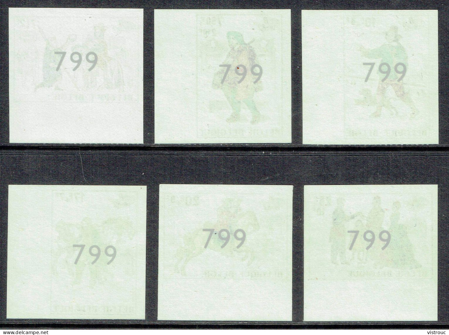 COB  2071/76 - ND - Bord De Feuille - Cote: 65,00 € - BELGICA 82 - 1 Iere Exposition Mondiale D'Histoire Postale - 1982. - 1981-2000