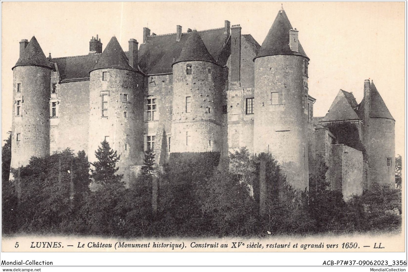 ACBP7-37-0637 - LUYNES - Le Château  - Luynes