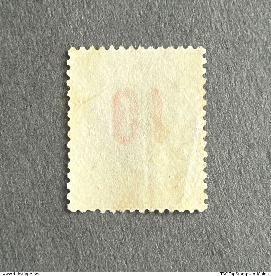 FRAGA0073U3 - Mythology - Surcharged 10 C Over 45 C Used Stamp - Gabon - 1912 - Oblitérés