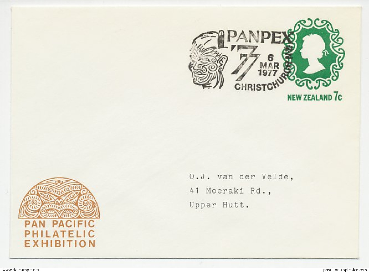 Postal Stationery / Postmark New Zealand 1977 Panpex - Maori - Indianer