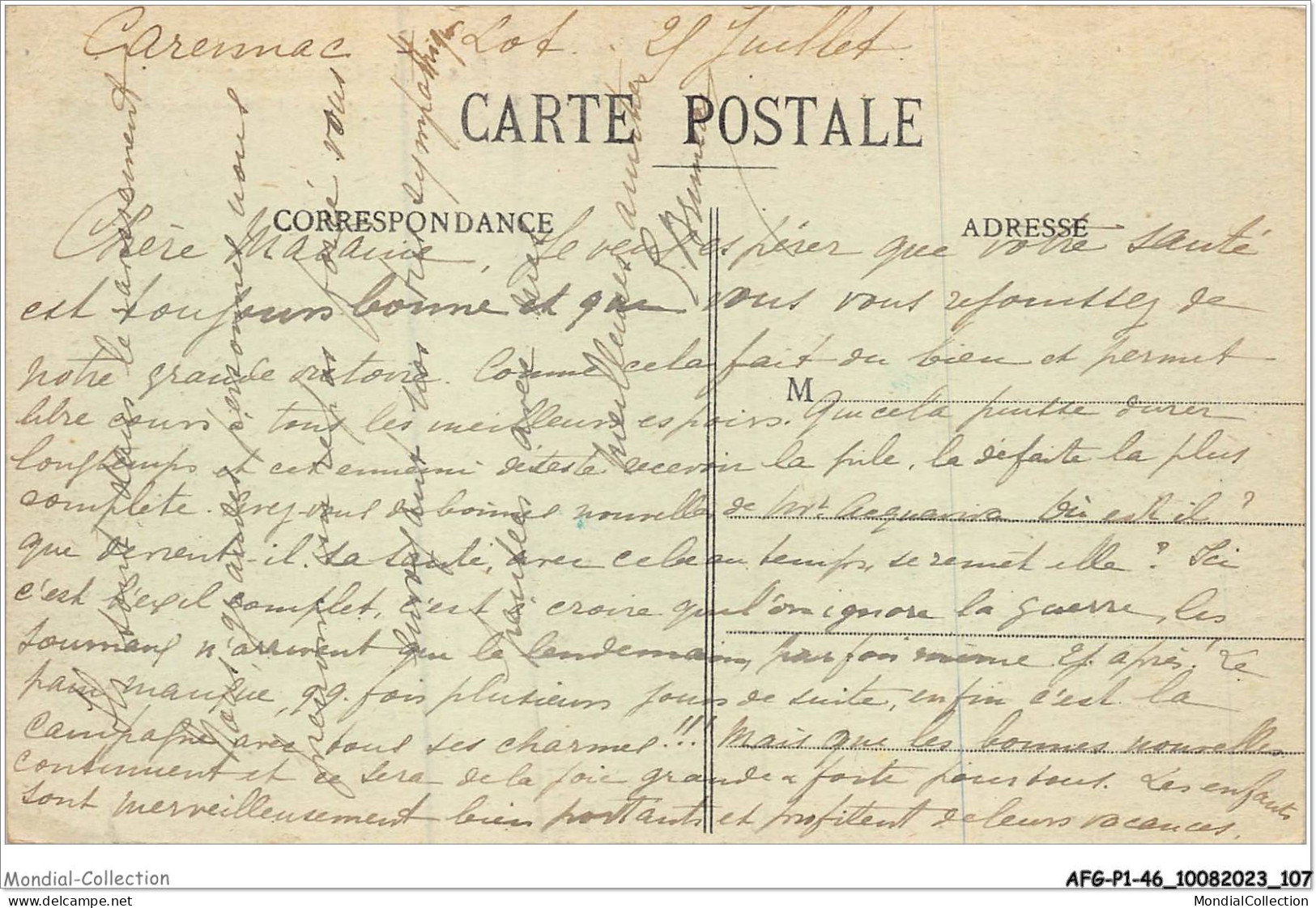 AFGP1-46-0054 - CARENNAC - Le Château Et Les Bords De La Dordogne  - Gourdon